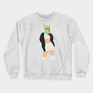 Chaewon Frog LE SSERAFIM Minimal Crewneck Sweatshirt